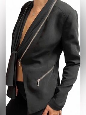 Open front blazer